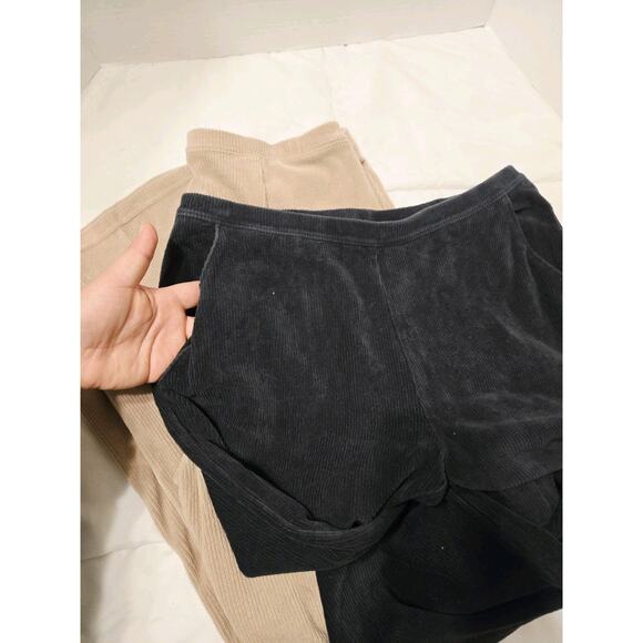 L.L. Bean Corduroy Pants Set 2 Black Brown M Relax Fit Casual Holiday Comfy out - Picture 3 of 7